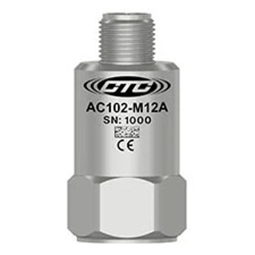 Cảm biến gia tốc 100 mV/g kích thước chuẩn CTC AC102-M12A Cảm biến gia tốc 100 mV/g kích thước chuẩn CTC AC102-M12A