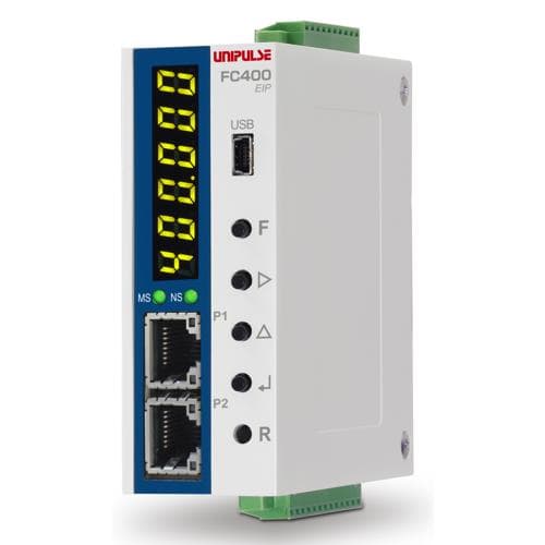 FC400-EIP là một bộ hiển thị nhỏ gọn được trang bị cổng kết nối EtherNet/IP & USB cũng như các chức năng tiêu chuẩn FC400-EIP là một bộ hiển thị nhỏ gọn được trang bị cổng kết nối EtherNet/IP & USB cũng như các chức năng tiêu chuẩn