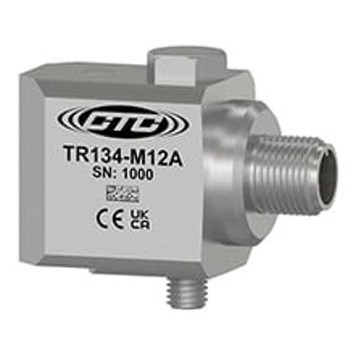 Cảm biến gia tốc RTD Đầu ra Kép CTC TR134-M12A Cảm biến gia tốc RTD Đầu ra Kép CTC TR134-M12A