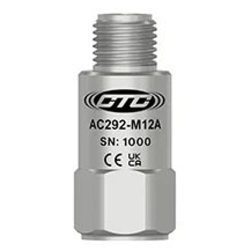 Cảm biến gia tốc 100 mV/g kích thước nhỏ gọn CTC AC292-M12A Cảm biến gia tốc 100 mV/g kích thước nhỏ gọn CTC AC292-M12A