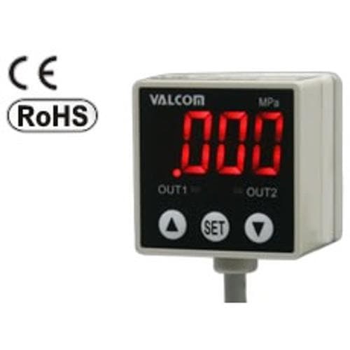 Cảm biến áp suất có hiển thị kỹ thuật số LED siêu nhỏ -101.3kPa–1MPa VALCOM VSS-33 Cảm biến áp suất có hiển thị kỹ thuật số LED siêu nhỏ -101.3kPa–1MPa VALCOM VSS-33