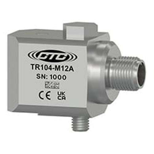 Cảm biến gia tốc RTD Đầu ra Kép CTC TR104-M12A Cảm biến gia tốc RTD Đầu ra Kép CTC TR104-M12A