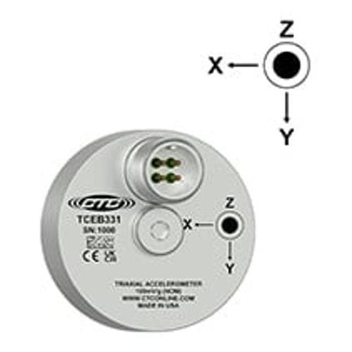 Cảm biến gia tốc ba trục 100 mV/g CTC TCEB331 Cảm biến gia tốc ba trục 100 mV/g CTC TCEB331