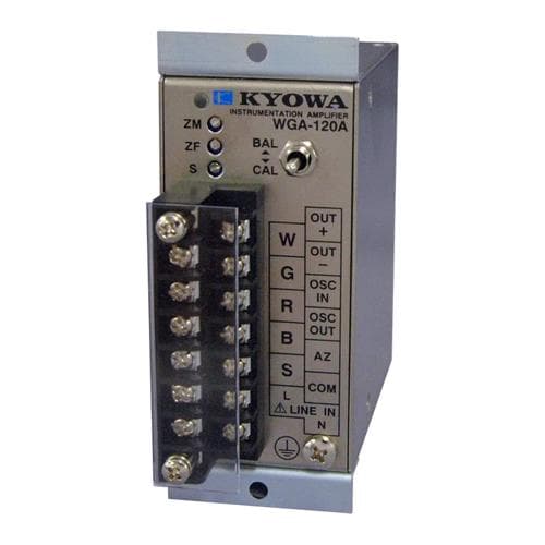 Bộ khuếch đại thiết bị loại sóng mang KYOWA WGA-120A-02 AC 200V Bộ khuếch đại thiết bị loại sóng mang KYOWA WGA-120A-02 AC 200V