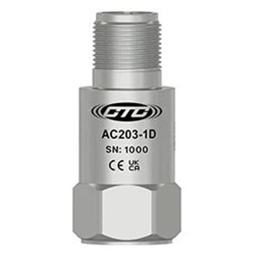 Cảm biến Cảm biến gia tốc tần số thấp100 mV/g CTC AC203-6N Cảm biến Cảm biến gia tốc tần số thấp100 mV/g CTC AC203-6N