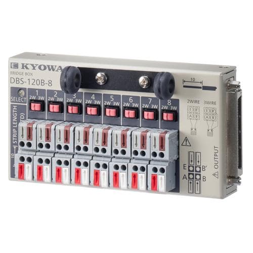 Hộp cầu cho hệ thống cầu một phần tư KYOWA DBS-120B-8 Hộp cầu cho hệ thống cầu một phần tư KYOWA DBS-120B-8