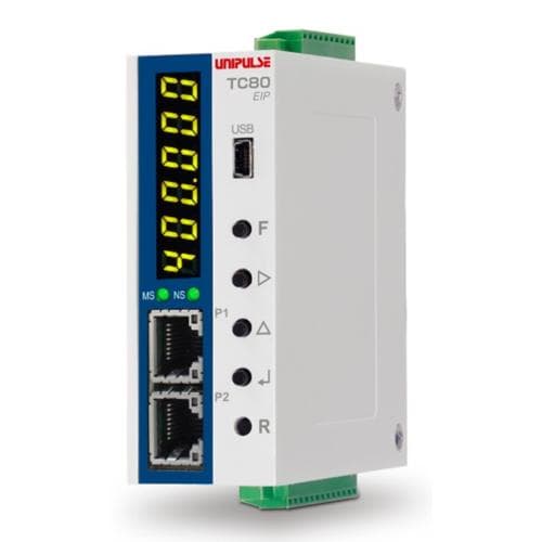Bộ chuyển đổi mô men với giao diện EtherNet/ IP có thể lắp trên thanh ray UNIPULSE TC80-EIP Bộ chuyển đổi mô men với giao diện EtherNet/ IP có thể lắp trên thanh ray UNIPULSE TC80-EIP