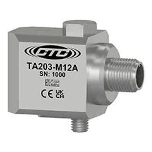 Cảm biến gia tốc đầu ra kép IEPE CTC TA203-M12A Cảm biến gia tốc đầu ra kép IEPE CTC TA203-M12A