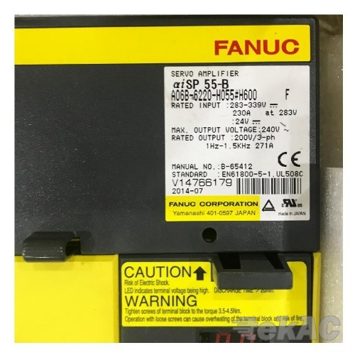 Fanuc Servo Driver/ Bộ điều khiển động cơ servo A06B-6220-H055#H600