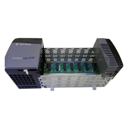 Allen-Bradley 1756-A4 4 Slot ControlLogix Chassis provides the physical connections between modules and the ControlLogix backplane.