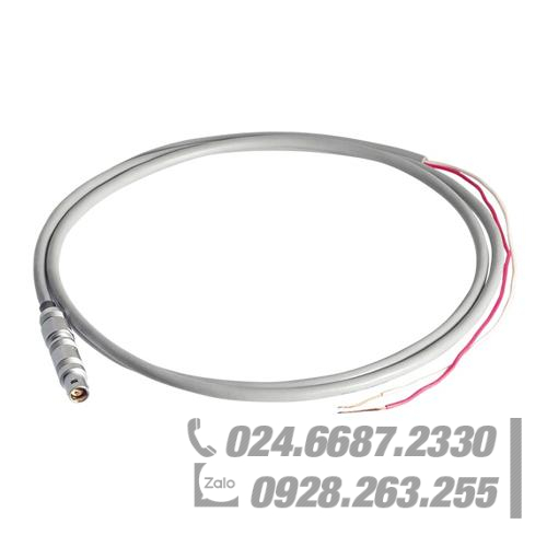Đầu nối LEMO 2 chân của KYOWA với 2 dây dẫn Đầu nối LEMO 2 chân của KYOWA với 2 dây dẫn