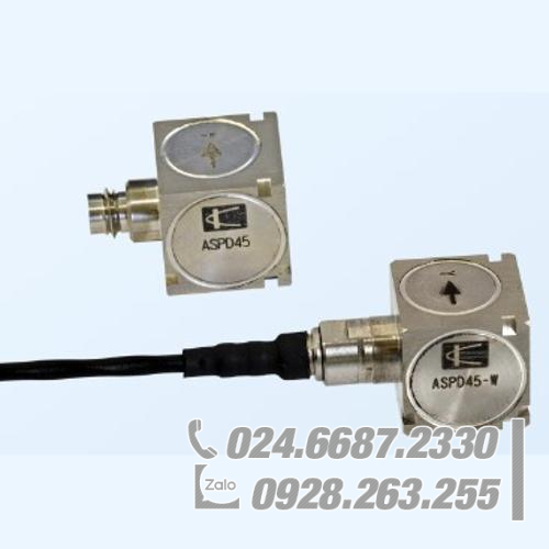 Cảm biến gia tốc áp điện (tích hợp sẵn bộ khuếch đại) KYOWA ASPD-A-45 ±450 m/s² Cảm biến gia tốc áp điện (tích hợp sẵn bộ khuếch đại) KYOWA ASPD-A-45 ±450 m/s²