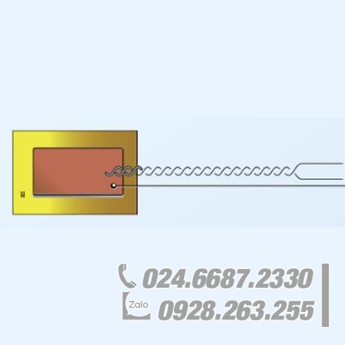 Thiết bị đo biến dạng lá được che chắn KYOWA KFSB 120Ω KFSB một trục Thiết bị đo biến dạng lá được che chắn KYOWA KFSB 120Ω KFSB một trục