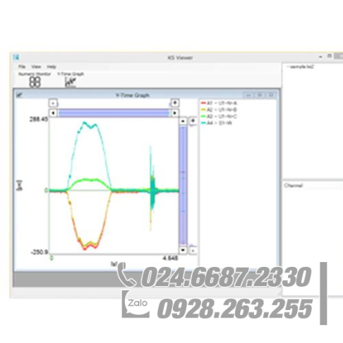 Phần mềm đọc/hiển thị dữ liệu file KS2 KYOWA KSV-100A KS Viewer Phần mềm đọc/hiển thị dữ liệu file KS2 KYOWA KSV-100A KS Viewer