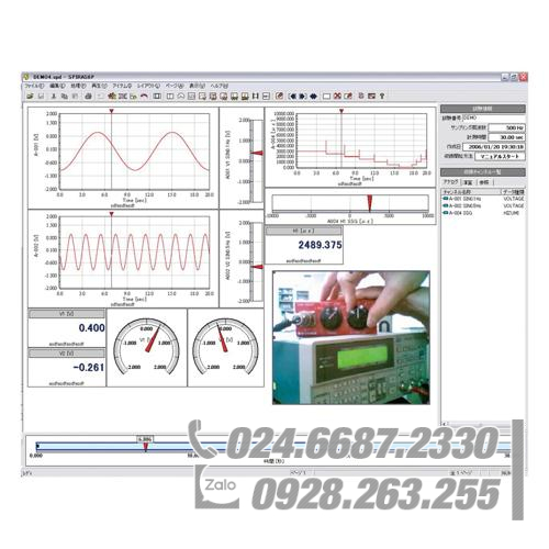 Phần mềm xử lý/thu thập dữ liệu động đa năng KYOWA SPIRAS Phần mềm xử lý/thu thập dữ liệu động đa năng KYOWA SPIRAS