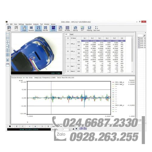 Phần mềm phân tích dữ liệu Phần mềm phân tích dữ liệu KYOWA DAS-200A Phần mềm phân tích dữ liệu Phần mềm phân tích dữ liệu KYOWA DAS-200A