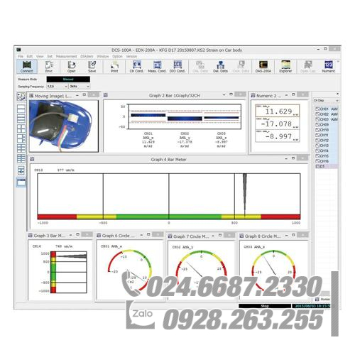 Phần mềm thu thập dữ liệu động KYOWA DCS-101A Thu thập đồng thời dữ liệu video và số/Các phép toán số học/Phân tích FFT Phần mềm tùy chọn DCS-100A Phần mềm thu thập dữ liệu động KYOWA DCS-101A Thu thập đồng thời dữ liệu video và số/Các phép toán số học/Phân tích FFT Phần mềm tùy chọn DCS-100A