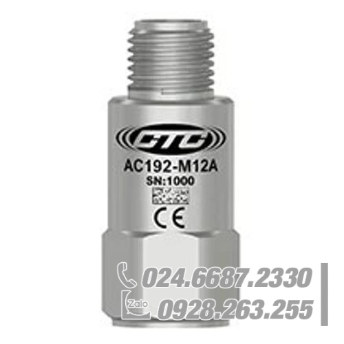 Cảm biến gia tốc 100 mV/g kích thước nhỏ gọn CTC AC192-M12A Cảm biến gia tốc 100 mV/g kích thước nhỏ gọn CTC AC192-M12A