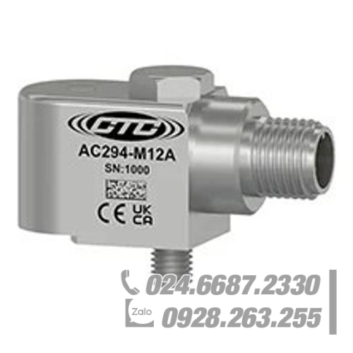 Cảm biến gia tốc 100 mV/g kích thước nhỏ gọn CTC AC294-M12A Cảm biến gia tốc 100 mV/g kích thước nhỏ gọn CTC AC294-M12A