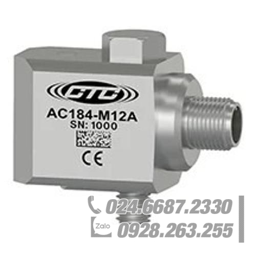 Cảm biến gia tốc 100 mV/g kích thước chuẩn CTC AC184-M12A Cảm biến gia tốc 100 mV/g kích thước chuẩn CTC AC184-M12A