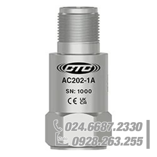 Cảm biến gia tốc 100 mV/g kích thước chuẩn CTC AC202-6A Cảm biến gia tốc 100 mV/g kích thước chuẩn CTC AC202-6A