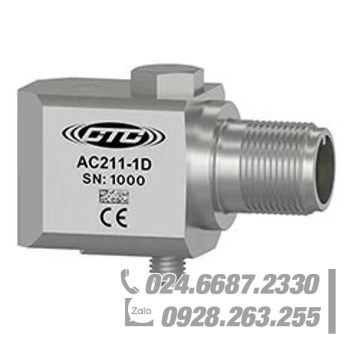 Cảm biến gia tốc 100 mV/g kích thước chuẩn CTC AC211-6D Cảm biến gia tốc 100 mV/g kích thước chuẩn CTC AC211-6D
