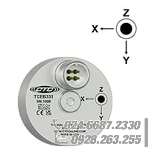 Cảm biến gia tốc ba trục 100 mV/g CTC TCEB331 Cảm biến gia tốc ba trục 100 mV/g CTC TCEB331