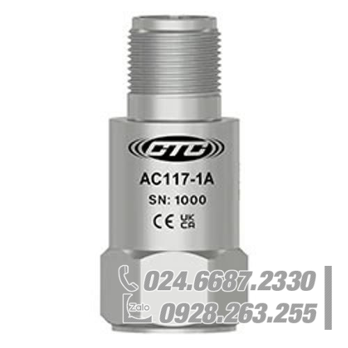 Cảm biến gia tốc 50 mV/g Cảm biến gia tốc CTC AC117-6C Cảm biến gia tốc 50 mV/g Cảm biến gia tốc CTC AC117-6C