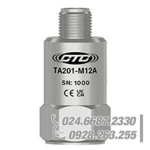 Cảm biến gia tốc đầu ra kép IEPE CTC TA201-M12A Cảm biến gia tốc đầu ra kép IEPE CTC TA201-M12A