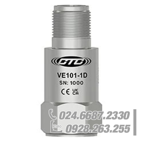 Cảm biến gia tốc Piezo CTC VE101-6D Cảm biến gia tốc Piezo CTC VE101-6D