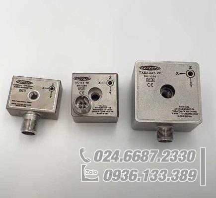 Cảm biến gia tốc 100 mV/g ba trục CTC AC155-1D, Cảm biến gia tốc Ba trục CTC TXEA331-VE