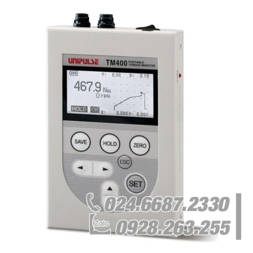 Thiết bị hiển thị mô-men di động cho UTMII/UTMV UNIPULSE TM400 Thiết bị hiển thị mô-men di động cho UTMII/UTMV UNIPULSE TM400
