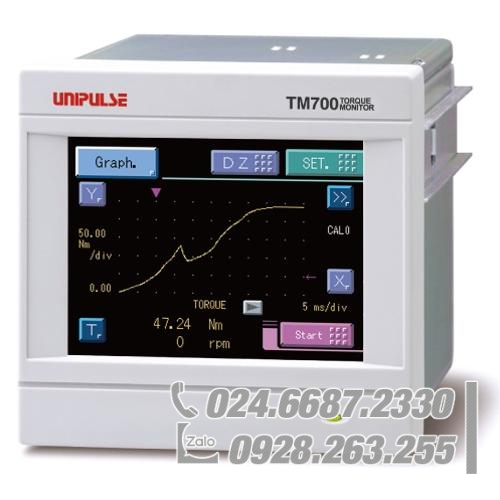 Bộ hiển thị mô men cho UTMII/UTMV UNIPULSE TM700 Bộ hiển thị mô men cho UTMII/UTMV UNIPULSE TM700