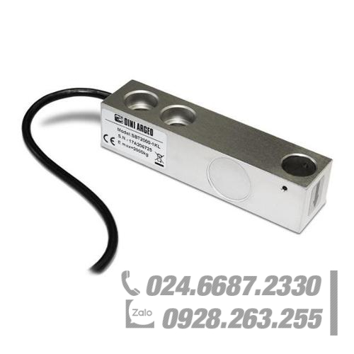 Cảm biến lực Load Cell 500 kg dầm cắt. Thép mạ niken. IP67. ATEX. OIML C3 DINI-ARGEO SBT500 Cảm biến lực Load Cell 500 kg dầm cắt. Thép mạ niken. IP67. ATEX. OIML C3 DINI-ARGEO SBT500