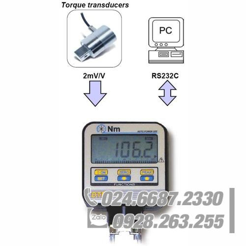 Bộ hiển thị kỹ thuật số TORQUE với chức năng "đỉnh"" AEP-TRANSDUCERS DTR 50 Nm Bộ hiển thị kỹ thuật số TORQUE với chức năng "đỉnh"" AEP-TRANSDUCERS DTR 50 Nm