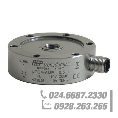 Cảm biến lực microTC4 10kN. Thép không gỉ. Với bộ khuếch đại bên trong AEP-TRANSDUCERS CTC4AMP6310KN Cảm biến lực microTC4 10kN. Thép không gỉ. Với bộ khuếch đại bên trong AEP-TRANSDUCERS CTC4AMP6310KN