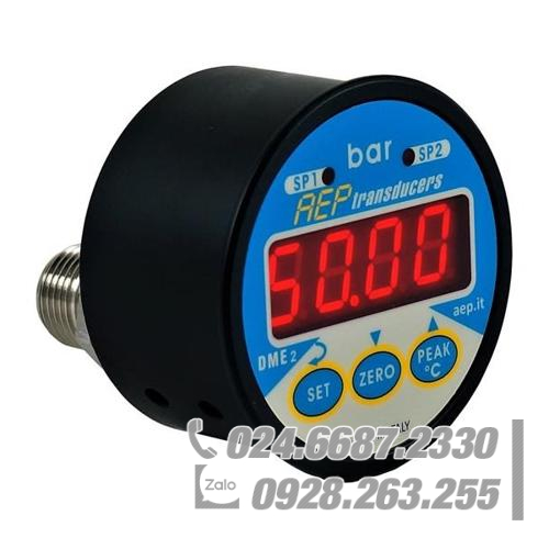 Đồng hồ đo áp suất kỹ thuật số DME2 1500 bar AEP-TRANSDUCERS DME2-1KB5 Đồng hồ đo áp suất kỹ thuật số DME2 1500 bar AEP-TRANSDUCERS DME2-1KB5